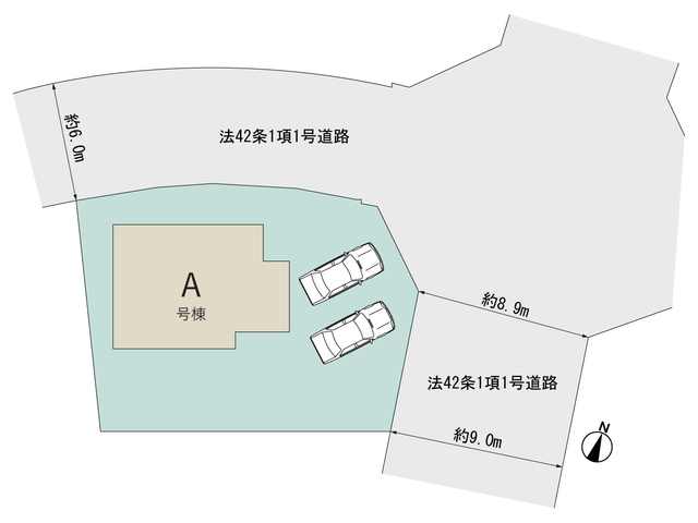 ハートフルタウン船橋市小室町2879番の見取り図