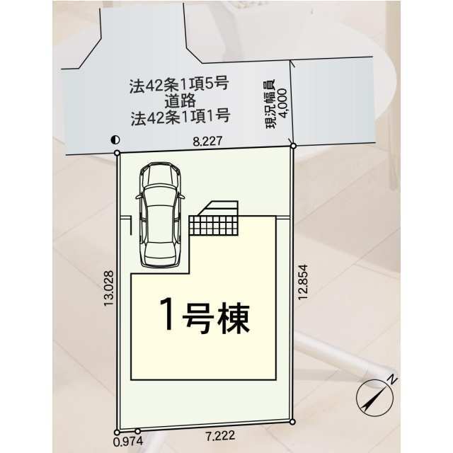 クレイドルガーデン松戸市千駄堀 第7の見取り図