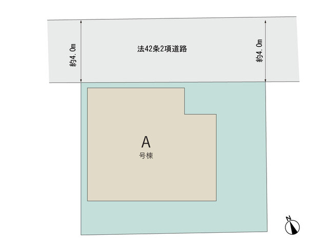 ハートフルタウン市川市東菅野2丁目1041番の見取り図
