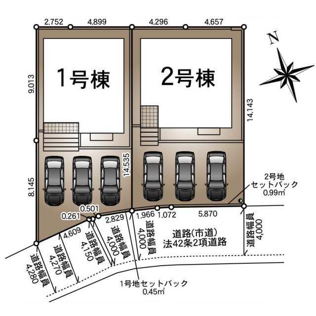 クレイドルガーデン長崎市油木町 第2の見取り図