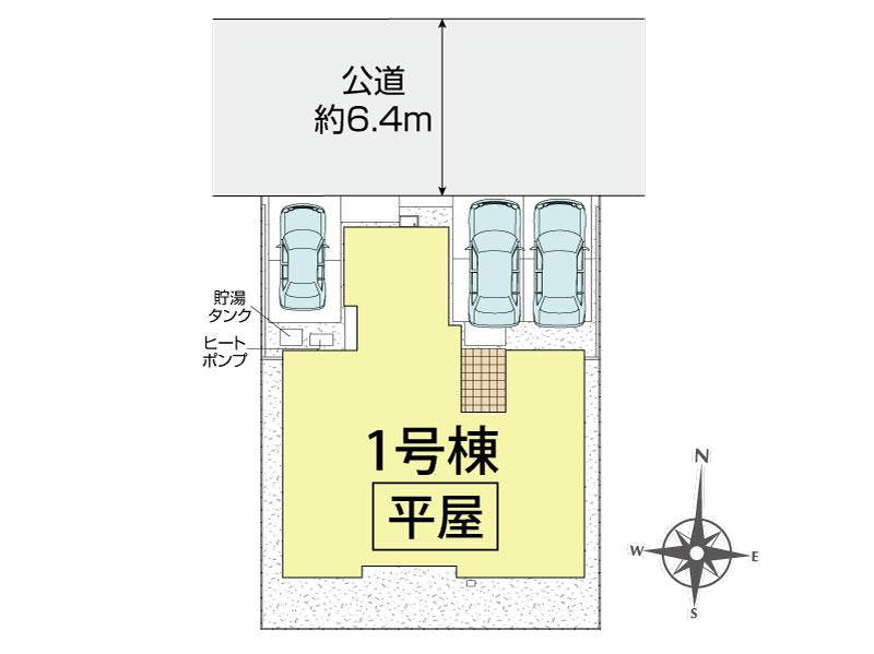 岡山市東区南古都2期1棟 区画図 【販売中物件：1号棟】