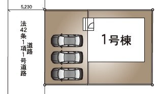 クレイドルガーデン常総市国生 第1の見取り図
