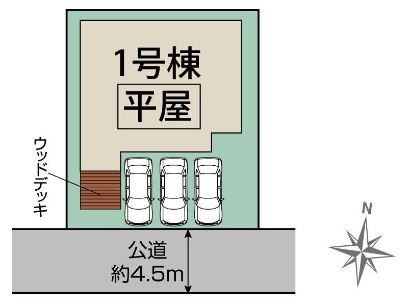 指扇〜Sun hills 3期〜1棟 区画図 【販売中物件：1号棟】