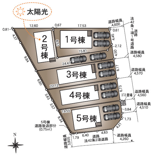 クレイドルガーデン平群町吉新 第4の見取り図