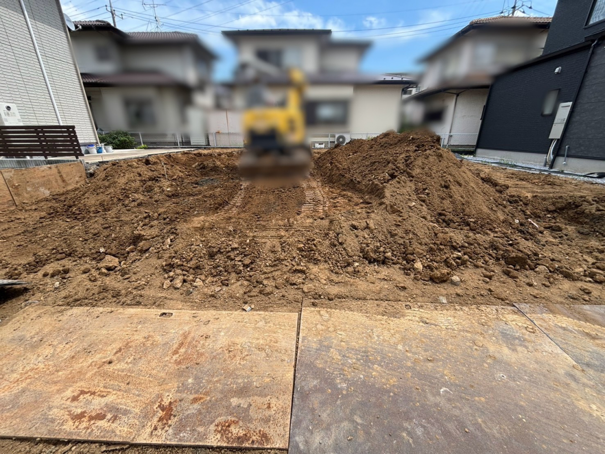 現地写真:造成工事中 8.21撮影