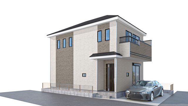 建物完成予想パースになります。
建物完成予定日は2026年9月下旬予定となります。