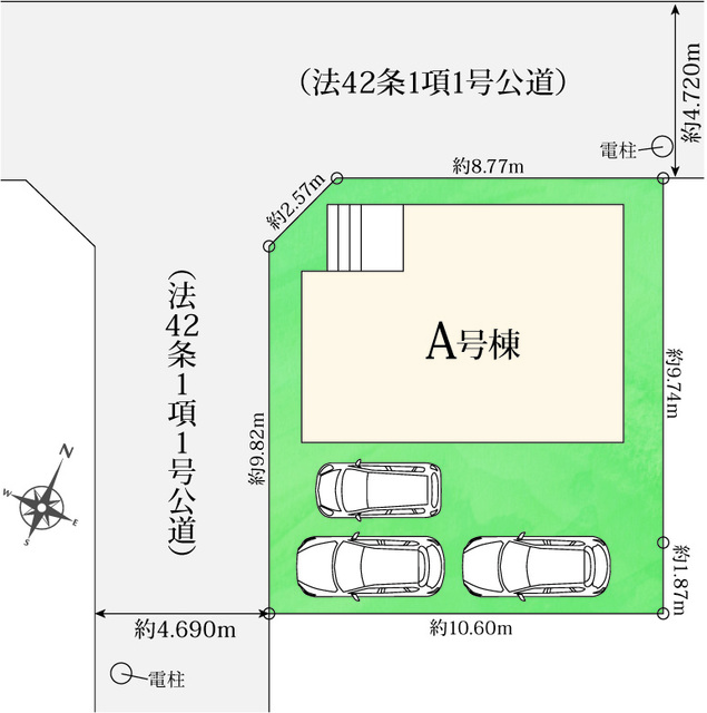 ハートフルタウン南河内太子町春日204番の見取り図