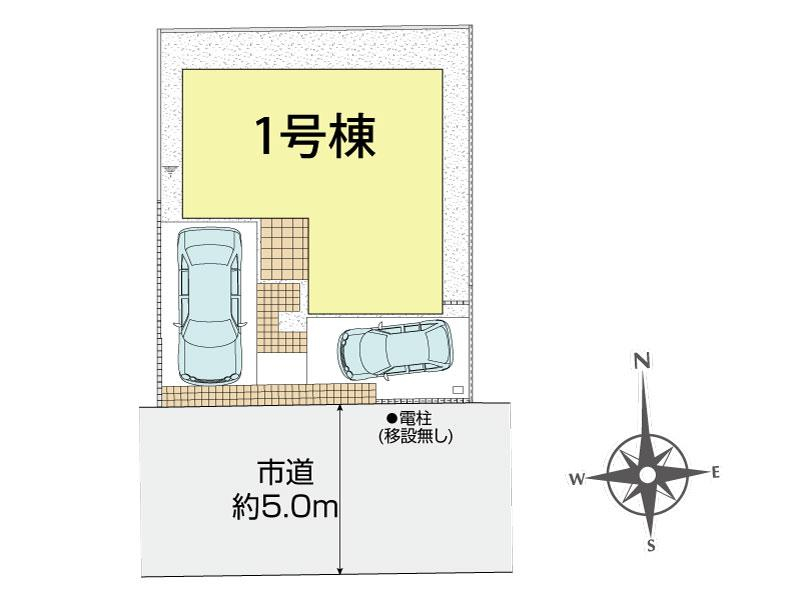 小金井市貫井南町4丁目1棟 区画図 【販売中物件：1号棟】