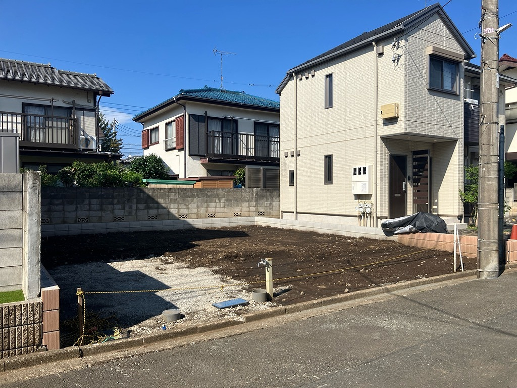 販売現地写真（2026年8月撮影） 建築前です