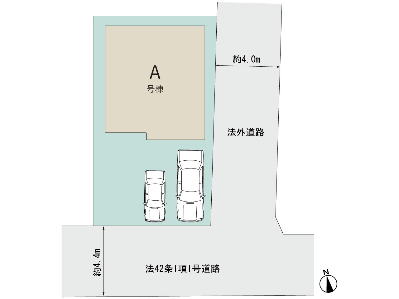 ハートフルタウン羽曳野碓井4丁目762番の見取り図
