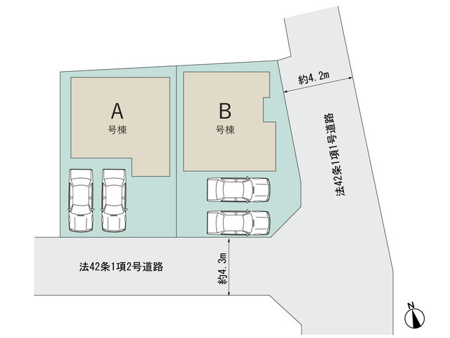 ハートフルタウン神戸西区玉津町高津橋108番の見取り図