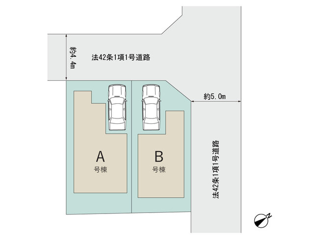 ハートフルタウン枚方田宮本町484番の見取り図