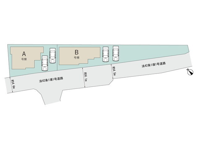 【販売中物件：A号棟、B号棟】