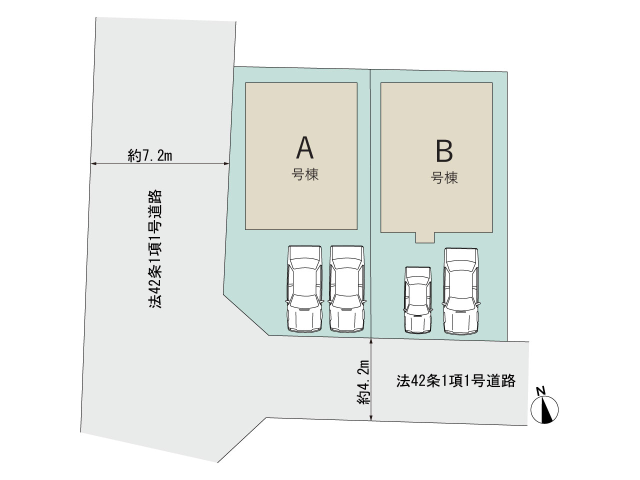 ハートフルタウン明石大久保町西島201番の見取り図