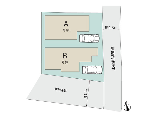 ハートフルタウン船橋市宮本5丁目600番の見取り図