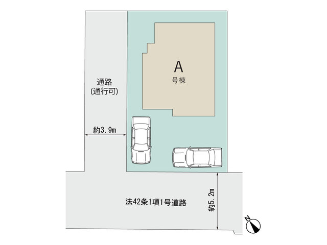 ハートフルタウン市川市国分3丁目573番の見取り図