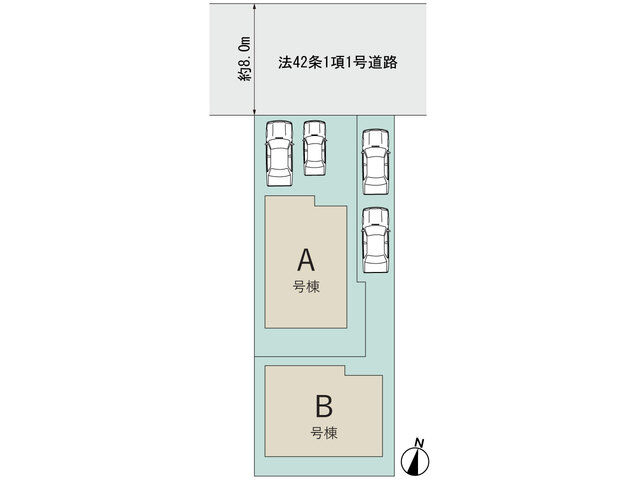 【販売中物件：A号棟、B号棟】