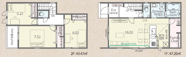 1号棟　間取図
