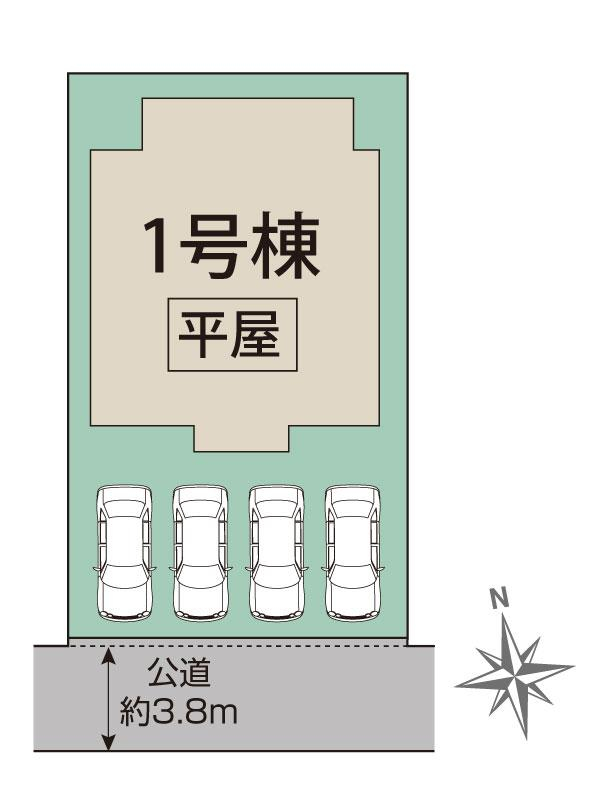 ブルーミングガーデン一宮市浅井町前野１棟の見取り図