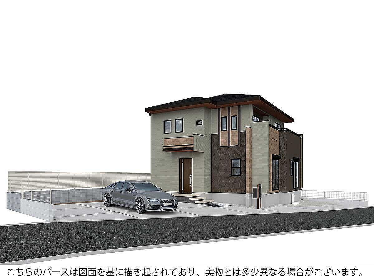 外観完成予想パース 