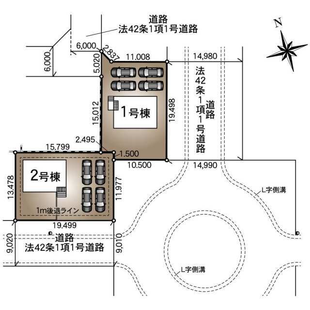 クレイドルガーデン名取市相互台 第6の見取り図