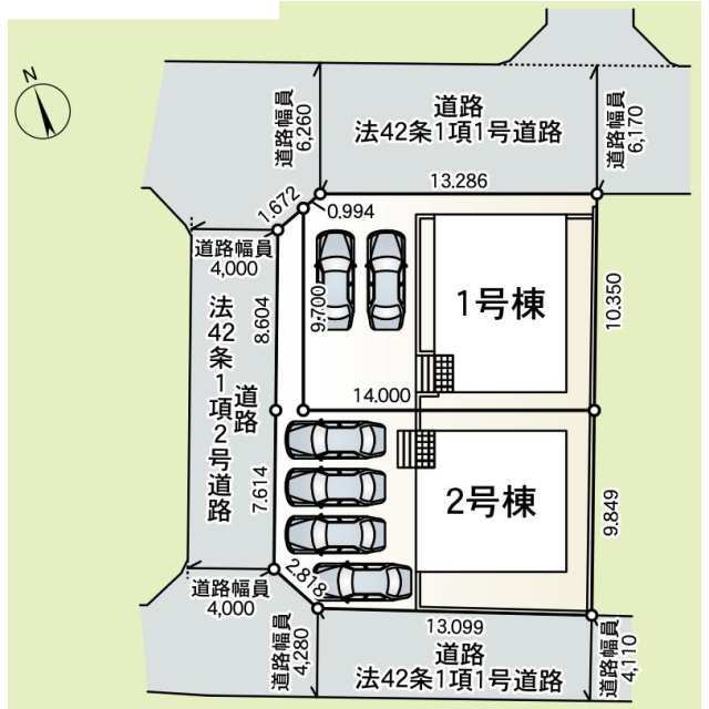 クレイドルガーデン岩沼市相の原 第4の見取り図