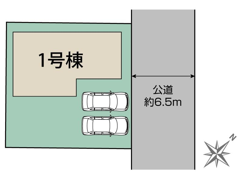 千葉市中央区仁戸名町1棟 区画図 【販売中物件：1号棟】