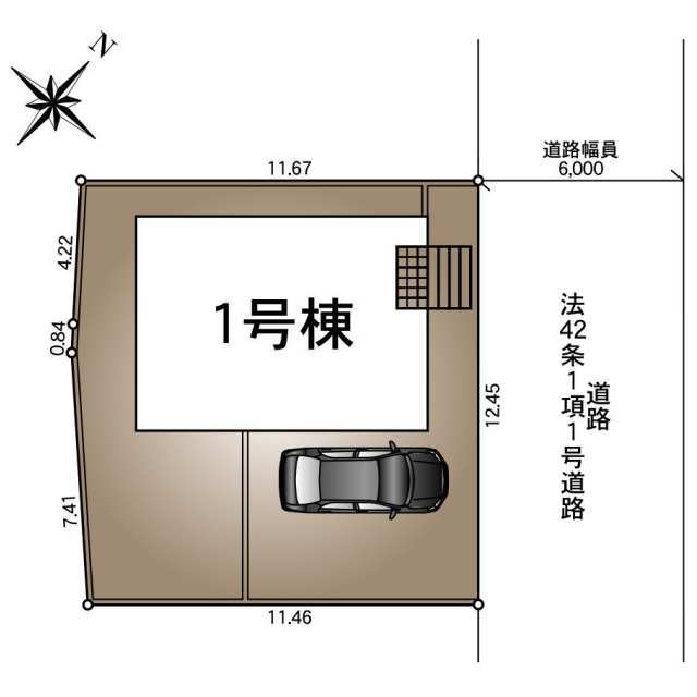 クレイドルガーデン野田市尾崎 第19の見取り図