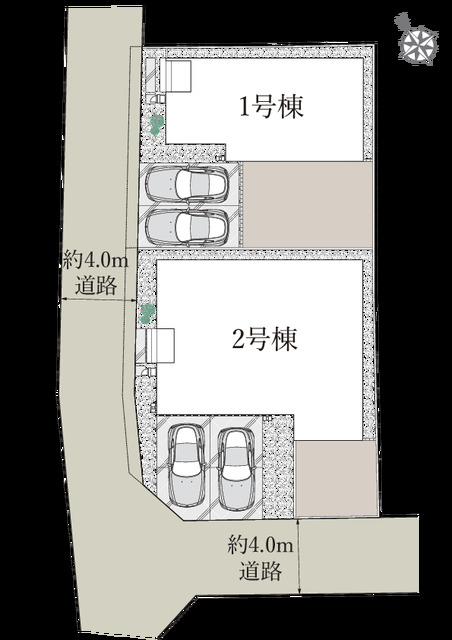 リナージュネクスジー野田市中野台０２期の見取り図