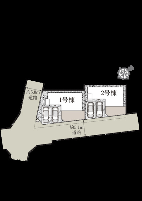 リナージュネクスジー松伏町松伏０４期の見取り図