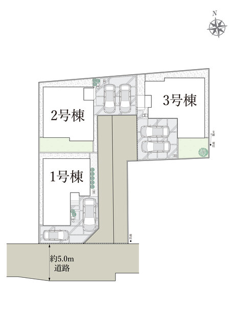 リナージュネクスジー平塚市入野０１期の見取り図