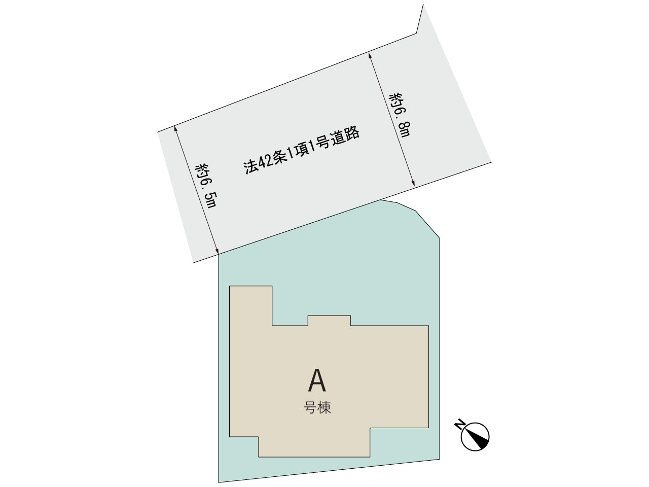 ハートフルタウン豊見城市高安15番の見取り図