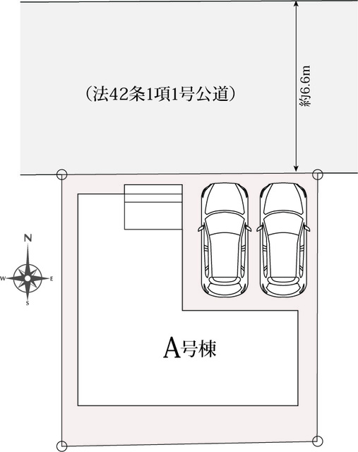 ハートフルタウン北区六が池町342番の見取り図