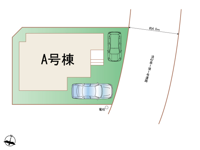 ハートフルタウン鶴ヶ島市共栄町4番の見取り図