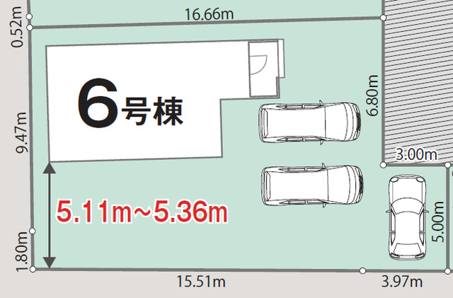 リナージュネクスジー玉村町板井０１期の見取り図