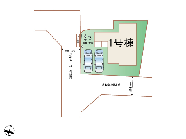 ハートフルタウン富士見市水谷東3丁目3457番の見取り図