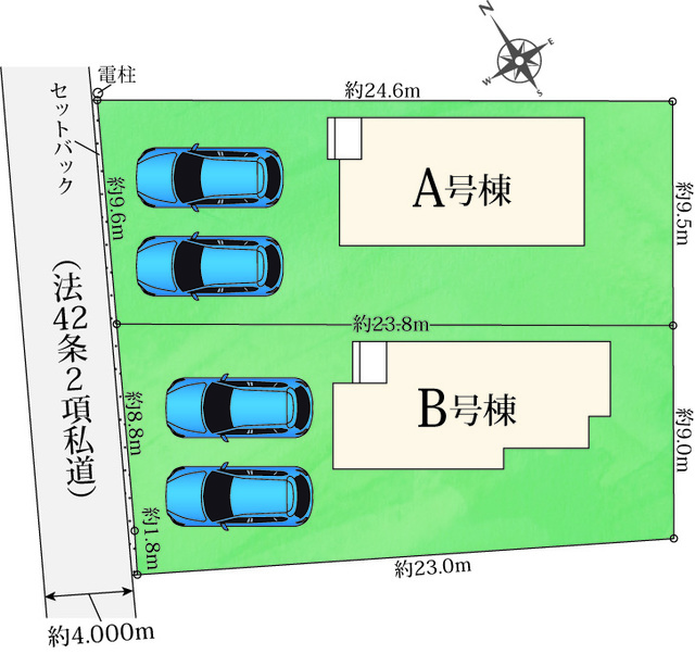 ハートフルタウン沼津市大諏訪459番の見取り図