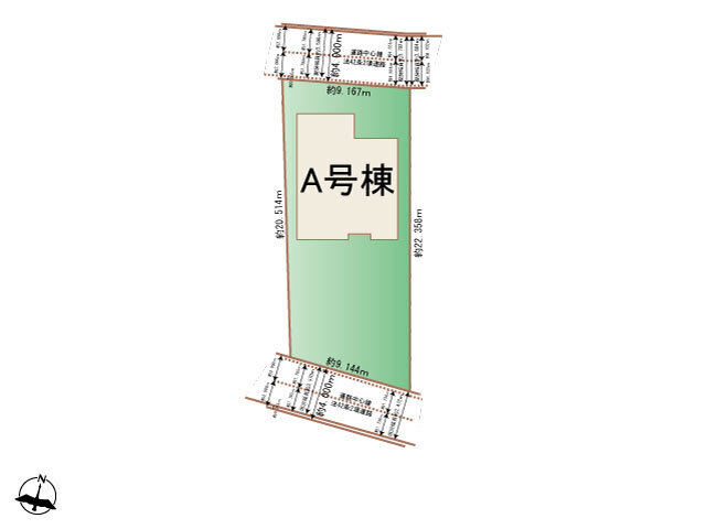 ハートフルタウン西原町我謝113番の見取り図