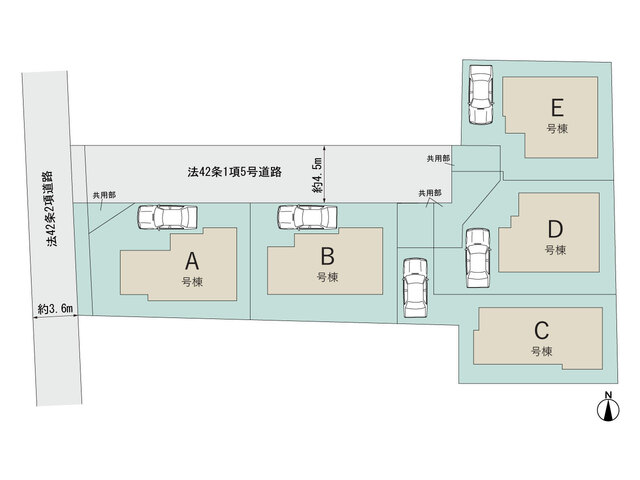 ハートフルタウン市川市国分3丁目1782番の見取り図