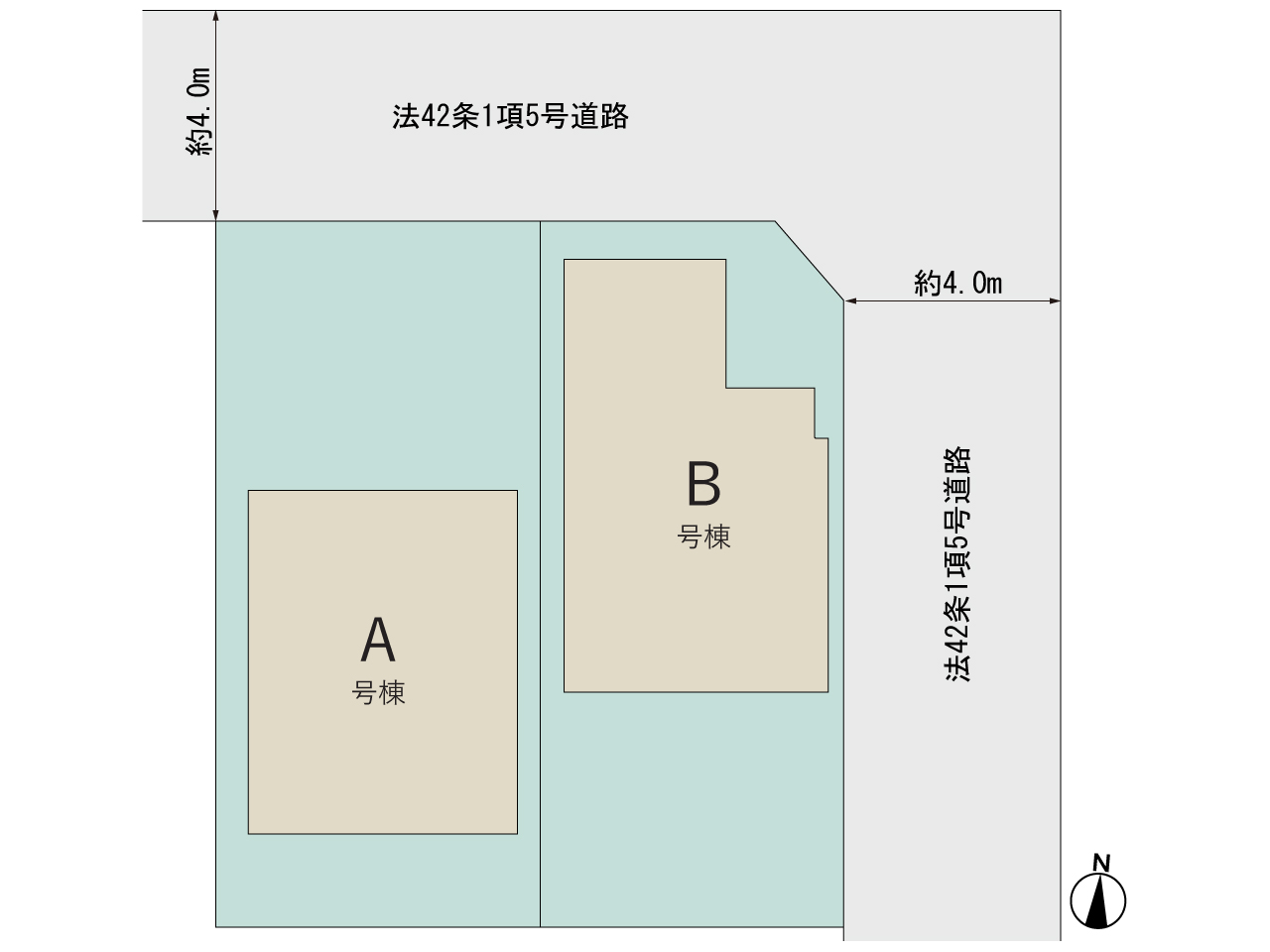 【販売中物件：A号棟、B号棟】
