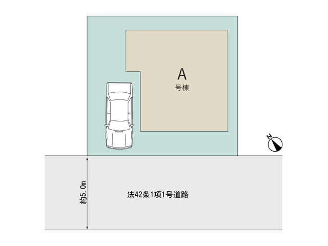 ハートフルタウン横浜市南区六ﾂ川2丁目27番の見取り図