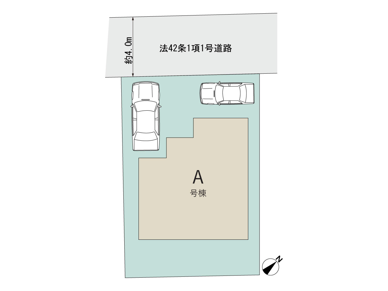 ハートフルタウン愛甲郡愛川町中津2647番の見取り図