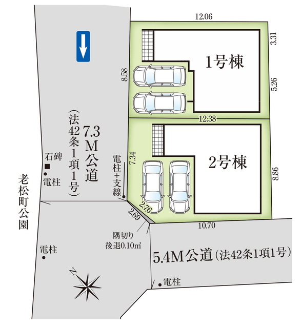グラファーレ4346堺市老松町２棟の見取り図