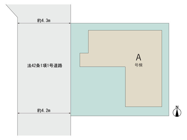 ハートフルタウン高槻大冠町3丁目192番の見取り図
