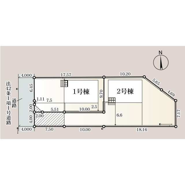 【販売中物件：1号棟、2号棟】