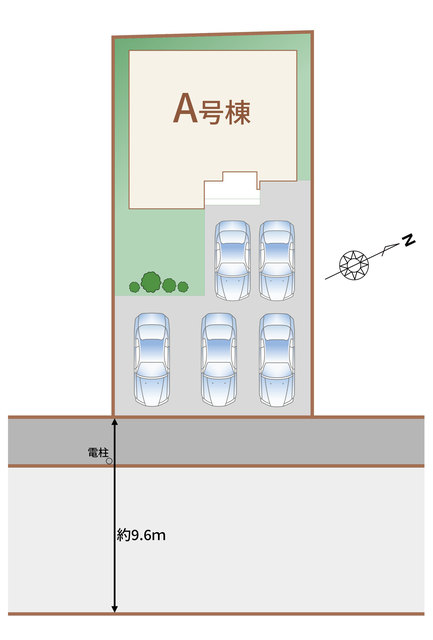 ハートフルタウンうるま市石川白浜2丁目73番の見取り図