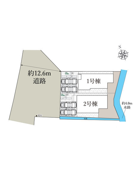 リナージュネクスジー鎌ヶ谷市中央２丁目０１期の見取り図