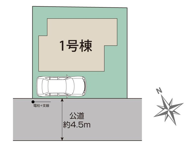 国分寺市西恋ヶ窪4丁目1棟 区画図 【販売中物件：1号棟】