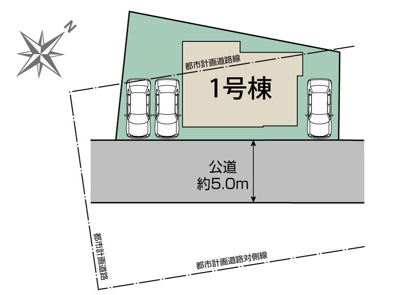 ブルーミングガーデン加古川市尾上町口里１棟の見取り図
