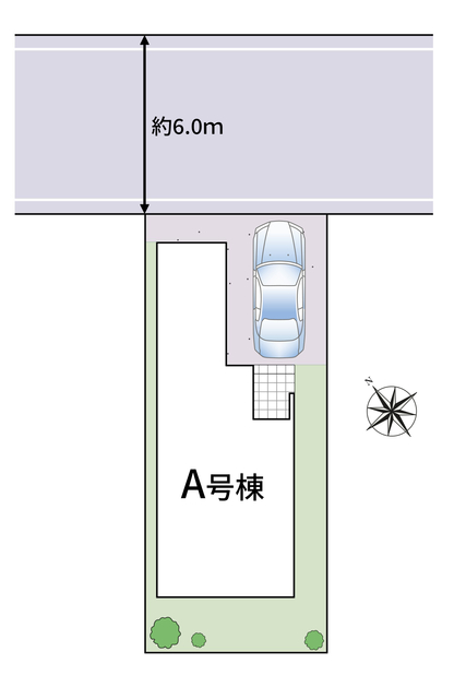 ハートフルタウン市川市南大野1丁目13番の見取り図